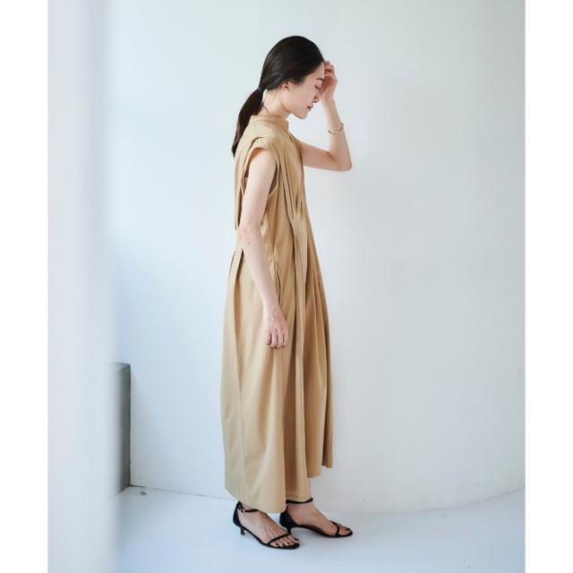 ルクールブラン（le．coeur blanc）/《手洗い可能》ウエストタックワンピース