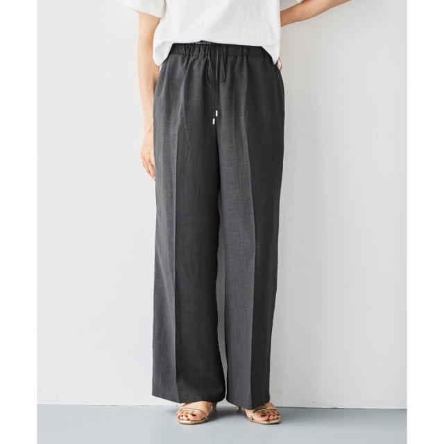 ルクールブラン（le．coeur blanc）/《手洗い可能》タンブラーブッチャーイージーパンツ