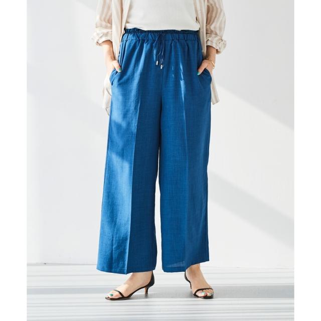 ルクールブラン（le．coeur blanc）/《手洗い可能》タンブラーブッチャーイージーパンツ