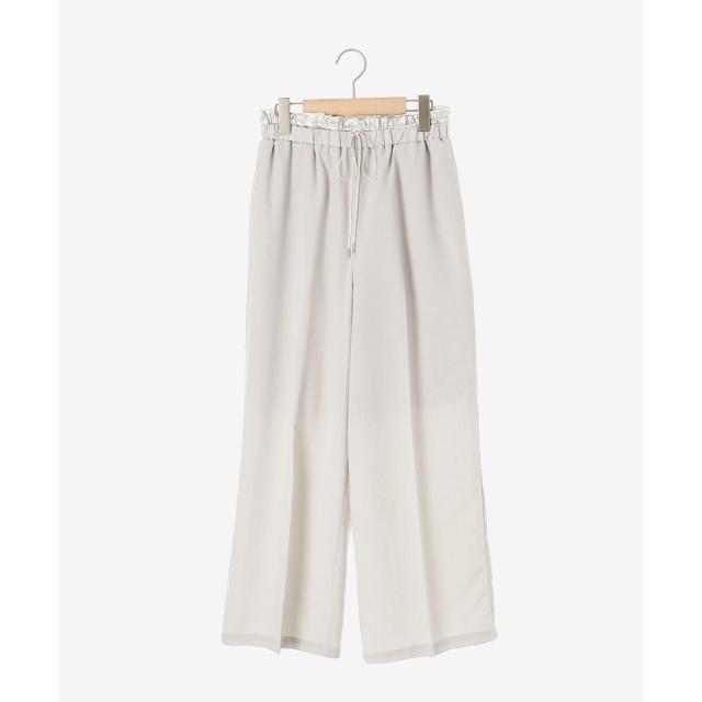 ルクールブラン（le．coeur blanc）/《手洗い可能》タンブラーブッチャーイージーパンツ