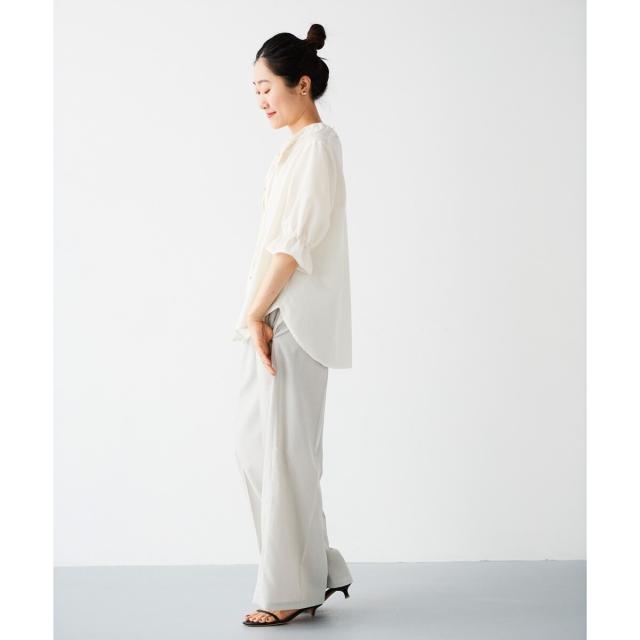 ルクールブラン（le．coeur blanc）/《手洗い可能》タンブラーブッチャーイージーパンツ