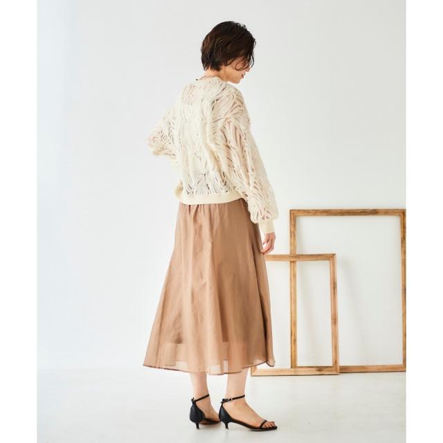 ルクールブラン（le．coeur blanc）/《手洗い可能》キリカエギャザースカート