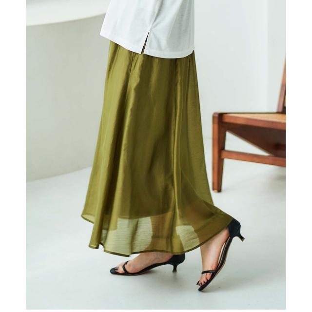 ルクールブラン（le．coeur blanc）/《手洗い可能》キリカエギャザースカート