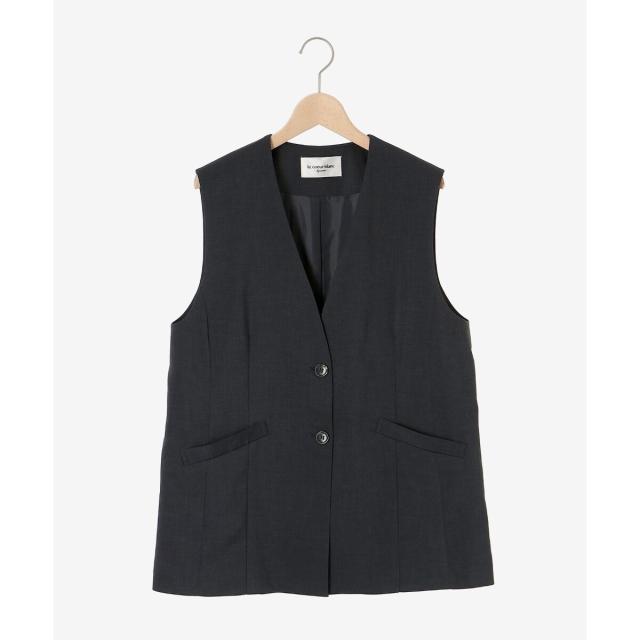 ルクールブラン（le．coeur blanc）/《手洗い可能》Vカラージレジャケット