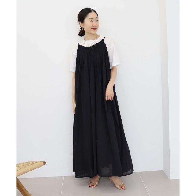 ルクールブラン（le．coeur blanc）/《手洗い可能》TORRAZZO DONNA キャミロングワンピ