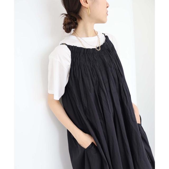 ルクールブラン（le．coeur blanc）/《手洗い可能》TORRAZZO DONNA キャミロングワンピ