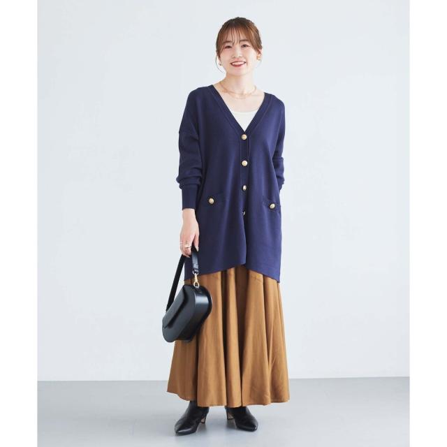 ルクールブラン（le．coeur blanc）/《手洗い可能》シルキーローンギャザースカート