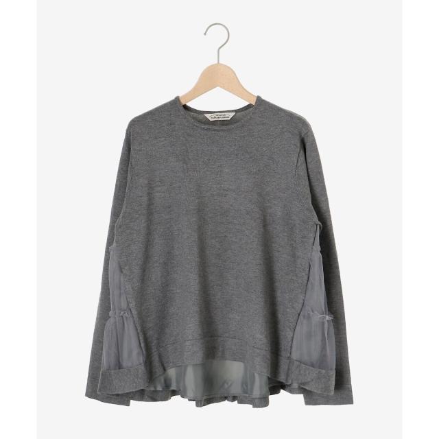 ルクールブラン（le．coeur blanc）/《手洗い可能》TORRAZZO DONNAバックチュールニット