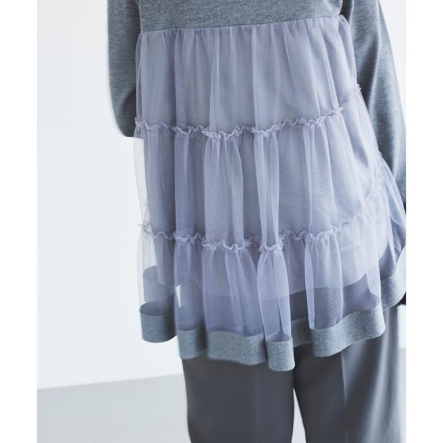 ルクールブラン（le．coeur blanc）/《手洗い可能》TORRAZZO DONNAバックチュールニット