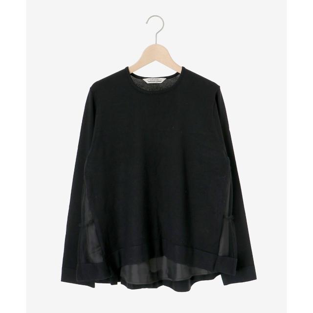 ルクールブラン（le．coeur blanc）/《手洗い可能》TORRAZZO DONNAバックチュールニット