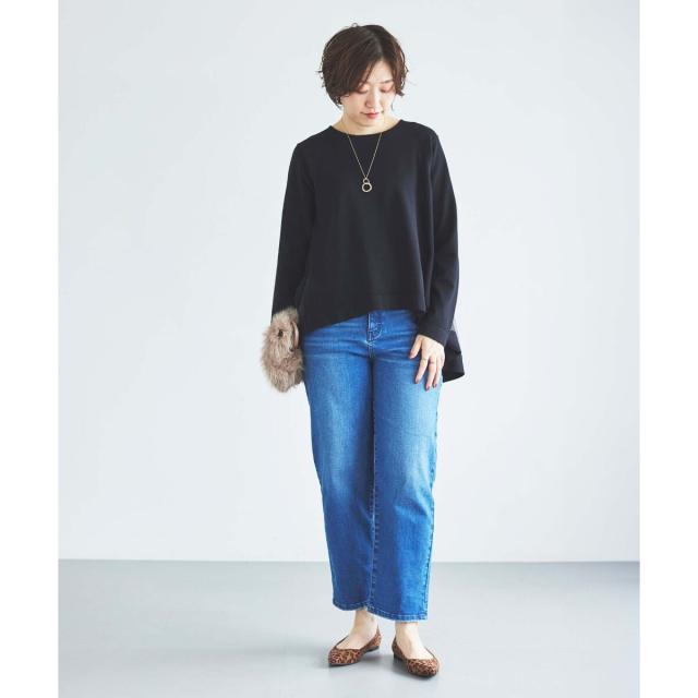 ルクールブラン（le．coeur blanc）/《手洗い可能》TORRAZZO DONNAバックチュールニット