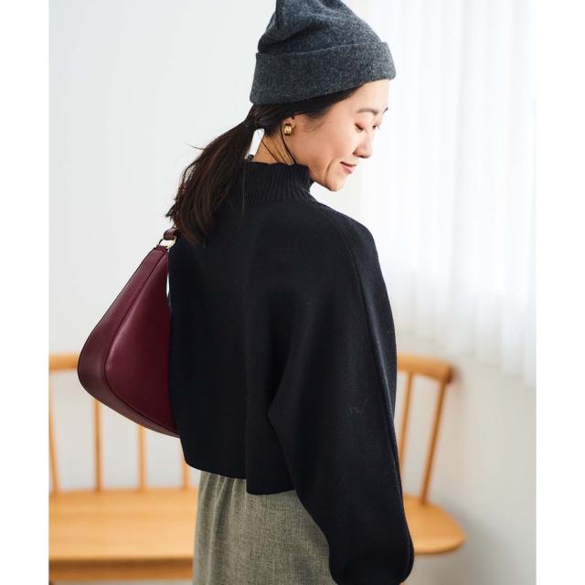 ルクールブラン（le．coeur blanc）/《手洗い可能》3WAYレイヤードニット