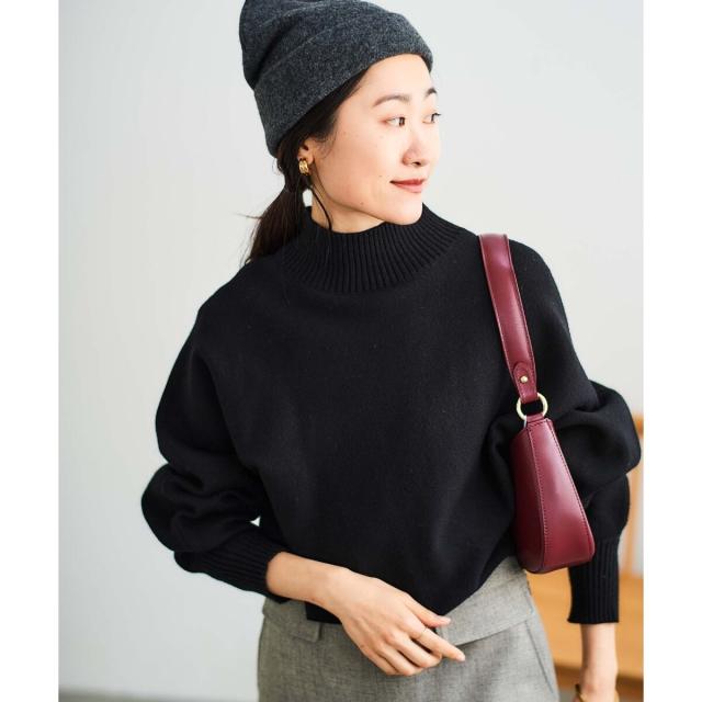 ルクールブラン（le．coeur blanc）/《手洗い可能》3WAYレイヤードニット