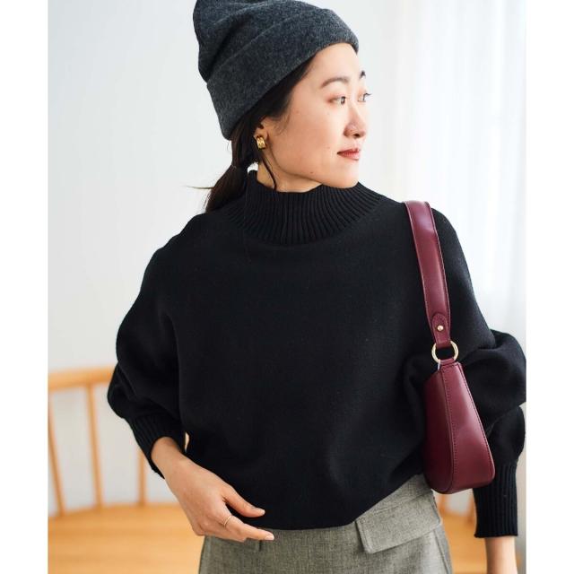 ルクールブラン（le．coeur blanc）/《手洗い可能》3WAYレイヤードニット