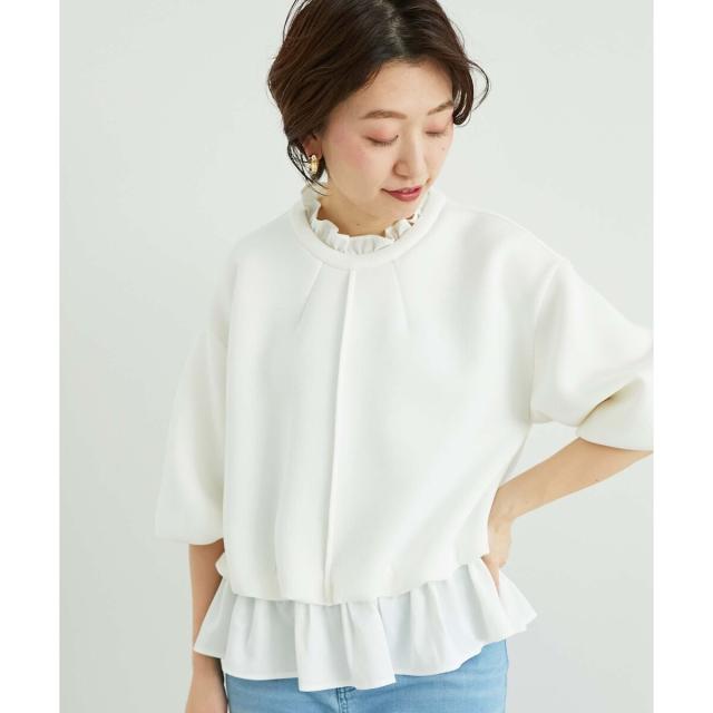 ルクールブラン（le．coeur blanc）/《手洗い可能》TORRAZZO DONNA 別注2WAYレイヤード