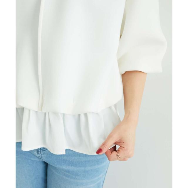 ルクールブラン（le．coeur blanc）/《手洗い可能》TORRAZZO DONNA 別注2WAYレイヤード