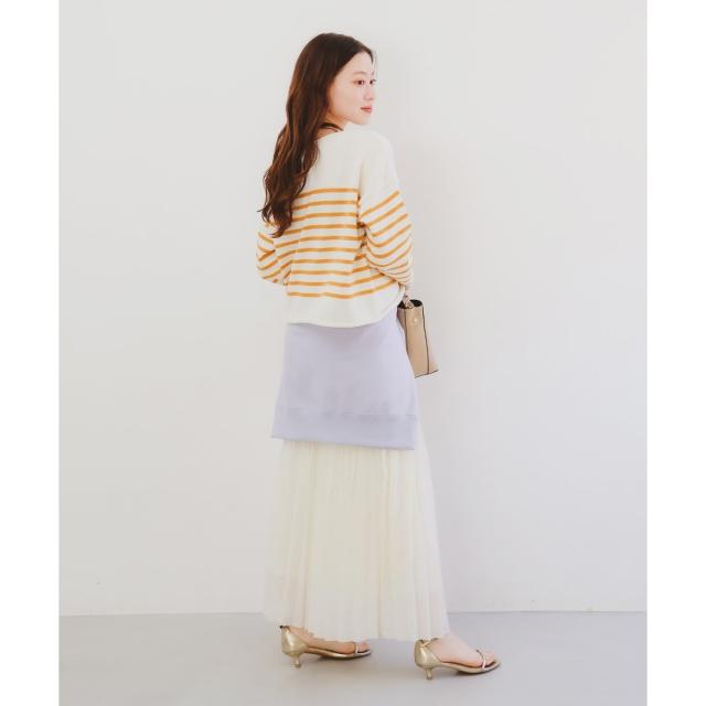 ルクールブラン（le．coeur blanc）/《手洗い可能》TRICOTS JEANMARC ボーダーニット