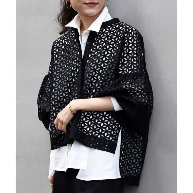 ルクールブラン（le．coeur blanc）/《手洗い可能》TORRAZZO DONNA 別注レースブラウス