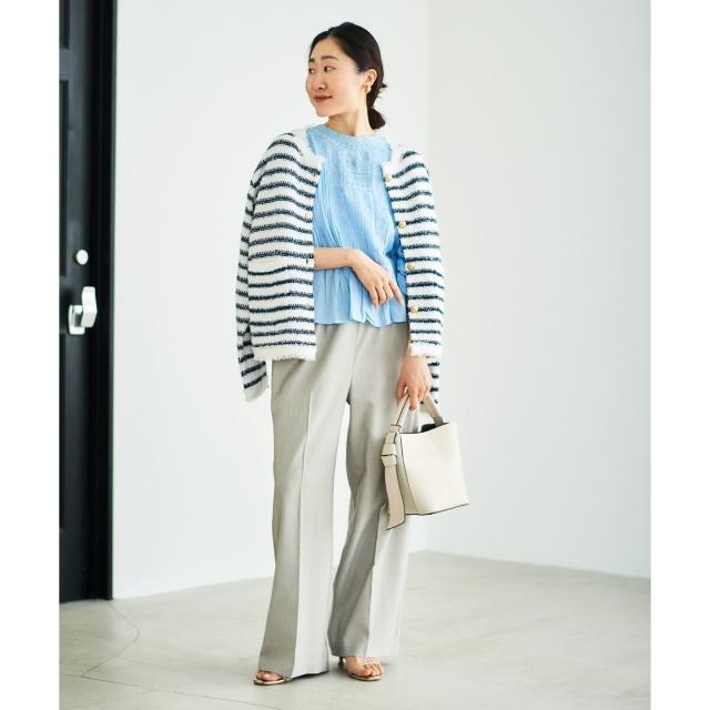 ルクールブラン（le．coeur blanc）/《手洗い可能》Fanakaリバーレースブラウス