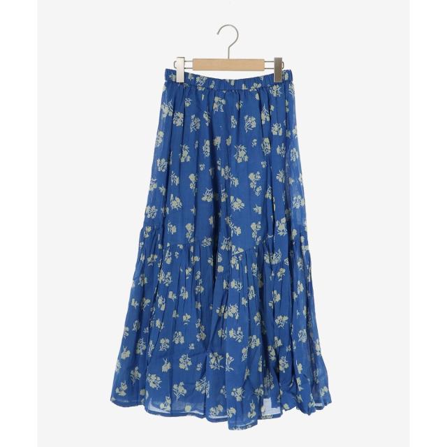 ルクールブラン（le．coeur blanc）/《手洗い可能》Fanakaレトロフラワースカート