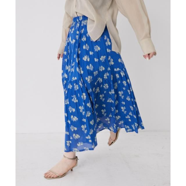 ルクールブラン（le．coeur blanc）/《手洗い可能》Fanakaレトロフラワースカート