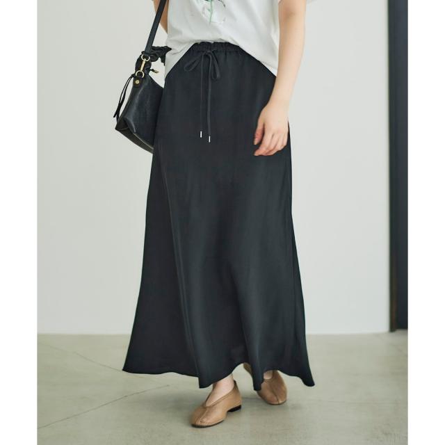 ルクールブラン（le．coeur blanc）/《手洗い可能》キュプラフィブリルナロースカート