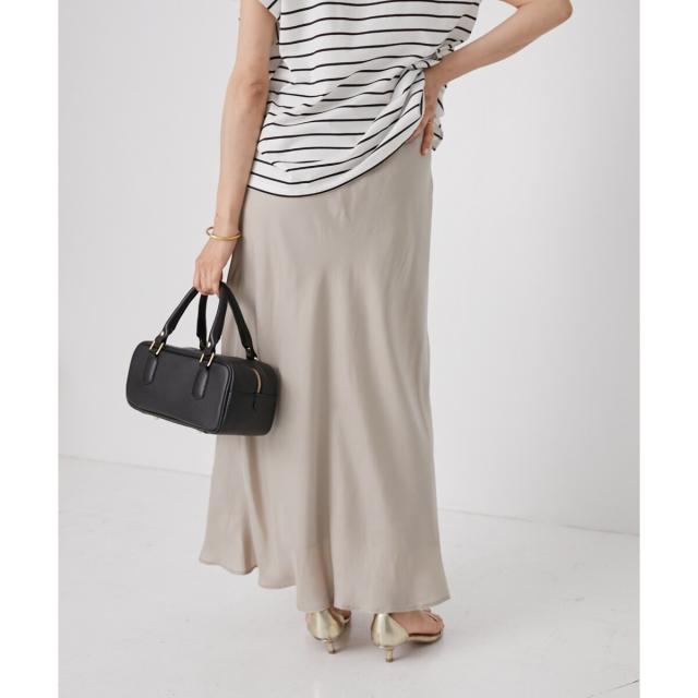 ルクールブラン（le．coeur blanc）/《手洗い可能》キュプラフィブリルナロースカート