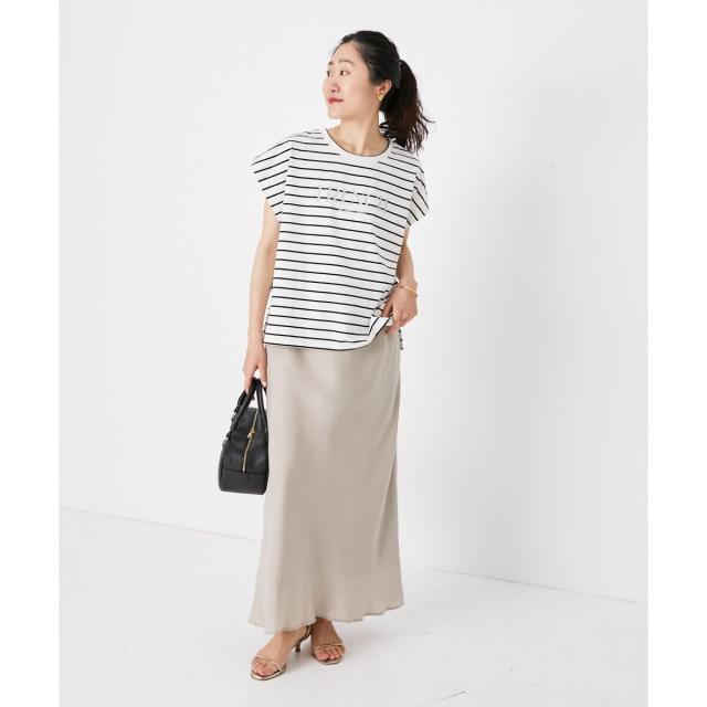 ルクールブラン（le．coeur blanc）/《手洗い可能》キュプラフィブリルナロースカート