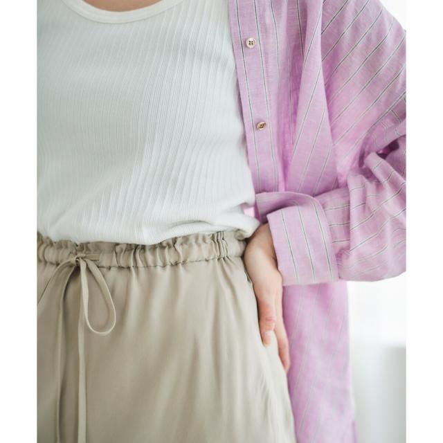 ルクールブラン（le．coeur blanc）/《手洗い可能》キュプラフィブリルナロースカート