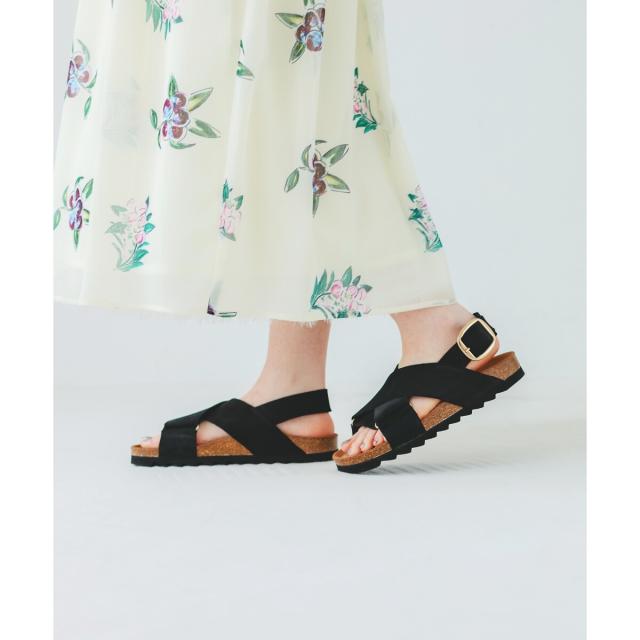 ルクールブラン（le．coeur blanc）/《履き心地抜群◎》VINILOクロスベルトサンダル