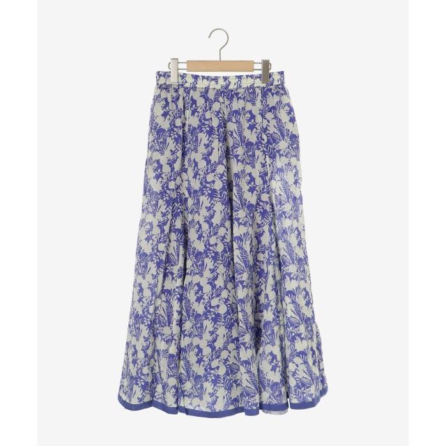 ルクールブラン（le．coeur blanc）/《手洗い可能》Fanaka別注バイカラーフラワースカート