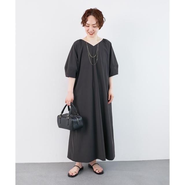 ルクールブラン（le．coeur blanc）/《接触冷感》ナイロンストレッチ2WAYワンピース