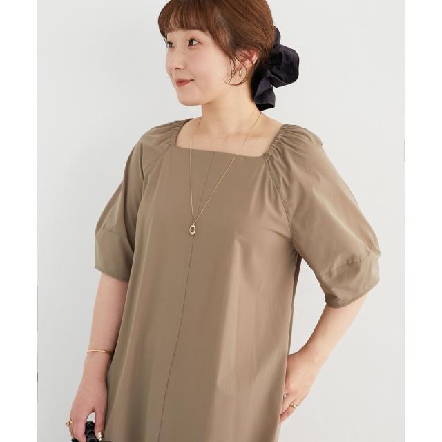 ルクールブラン（le．coeur blanc）/《接触冷感》ナイロンストレッチ2WAYワンピース