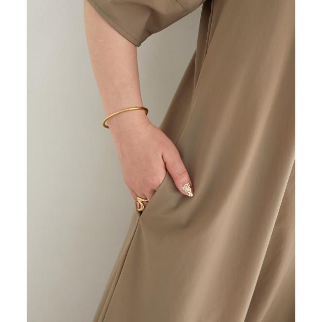 ルクールブラン（le．coeur blanc）/《接触冷感》ナイロンストレッチ2WAYワンピース