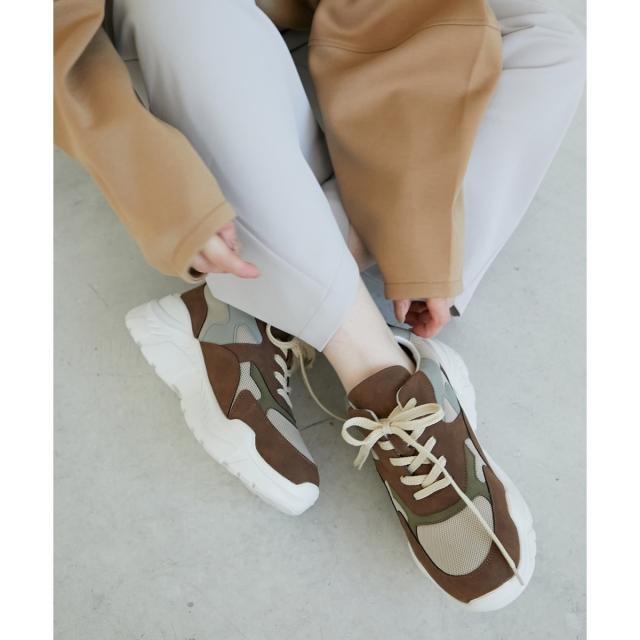 ルクールブラン（le．coeur blanc）/《WEB限定アイテム》クッションソールボリュームスニーカー