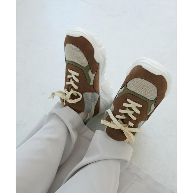 ルクールブラン（le．coeur blanc）/《WEB限定アイテム》クッションソールボリュームスニーカー