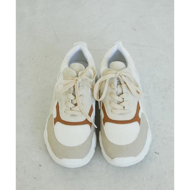 ルクールブラン（le．coeur blanc）/《WEB限定アイテム》クッションソールボリュームスニーカー
