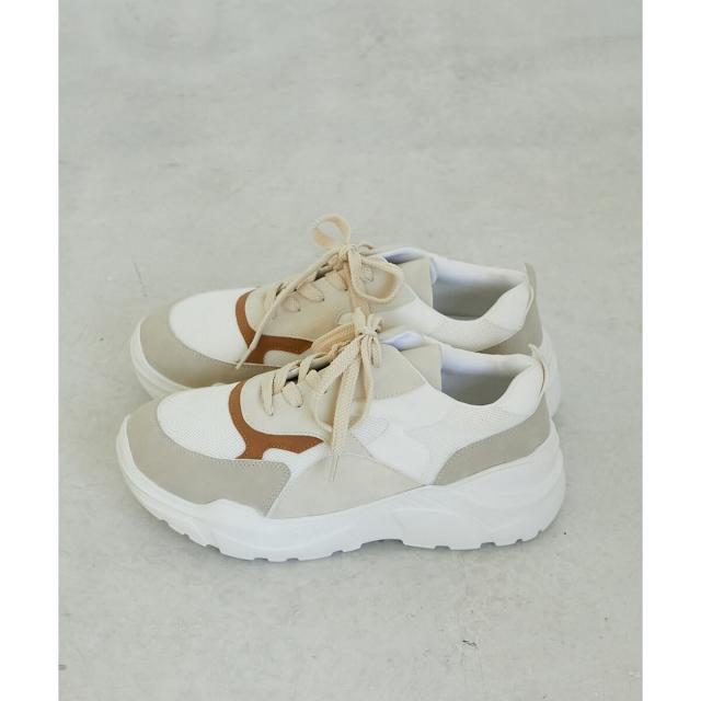 ルクールブラン（le．coeur blanc）/《WEB限定アイテム》クッションソールボリュームスニーカー