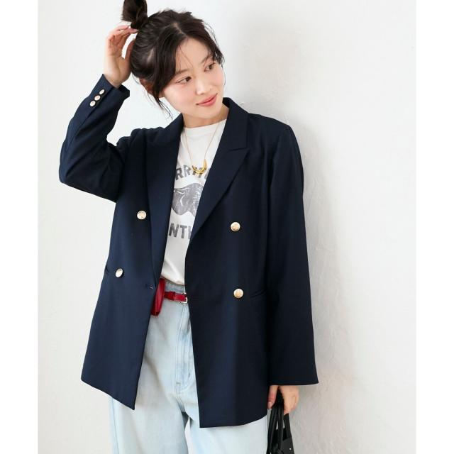 ルクールブラン（le．coeur blanc）/ダブルブレストジャケット