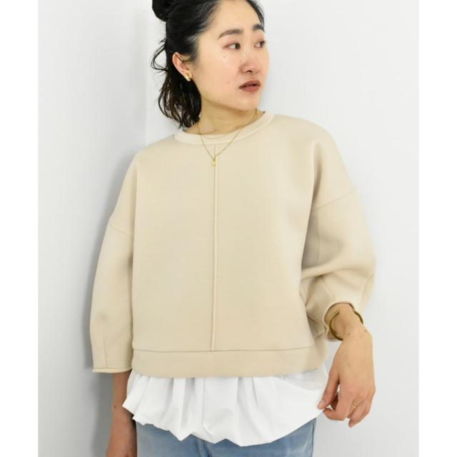 ルクールブラン（le．coeur blanc）/TORRAZZO DONNAバルーン裾トップス