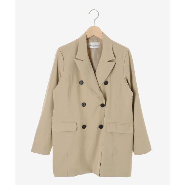 ルクールブラン（le．coeur blanc）/《WEB限定アイテム》ストレッチルーズジャケット