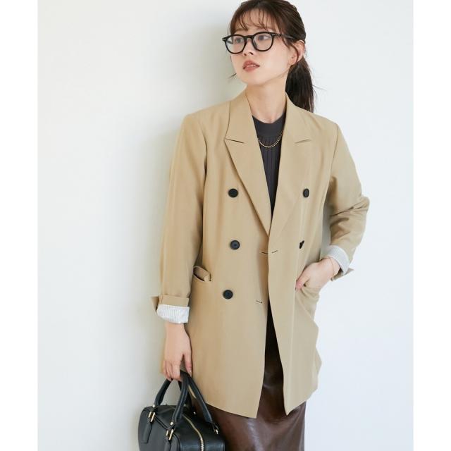 ルクールブラン（le．coeur blanc）/《WEB限定アイテム》ストレッチルーズジャケット