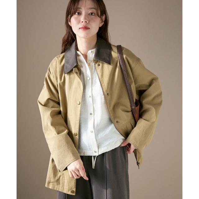 ルクールブラン（le．coeur blanc）/異素材カラーワークジャケット