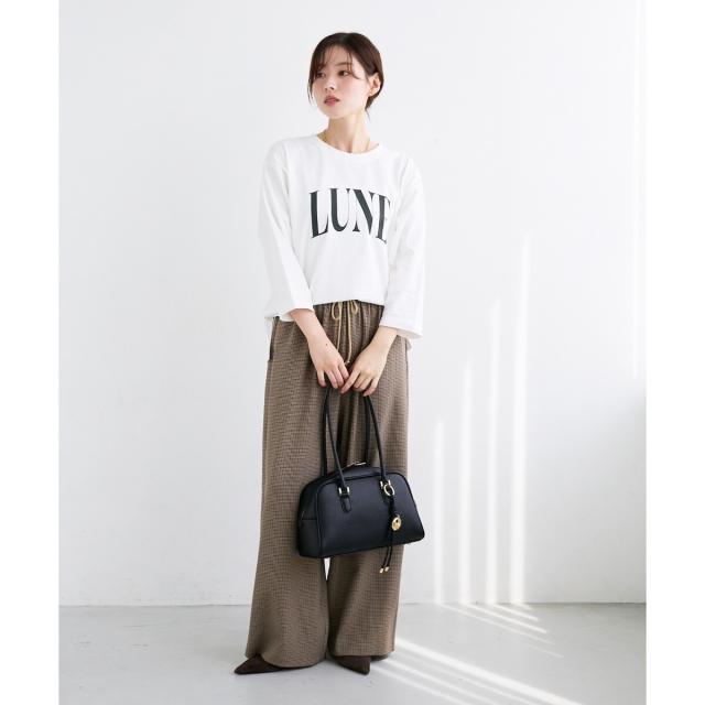 ルクールブラン（le．coeur blanc）/《手洗い可能》ガンクラブチェックドロストパンツ