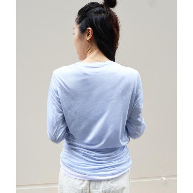 ルクールブラン（le．coeur blanc）/《手洗い可能》vaneumシアーカットソートップス