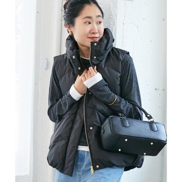 ルクールブラン（le．coeur blanc）/《WEB限定アイテム》ボリュームダウンベスト