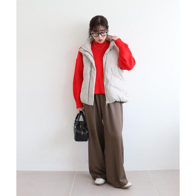 ルクールブラン（le．coeur blanc）/《WEB限定アイテム》ボリュームダウンベスト