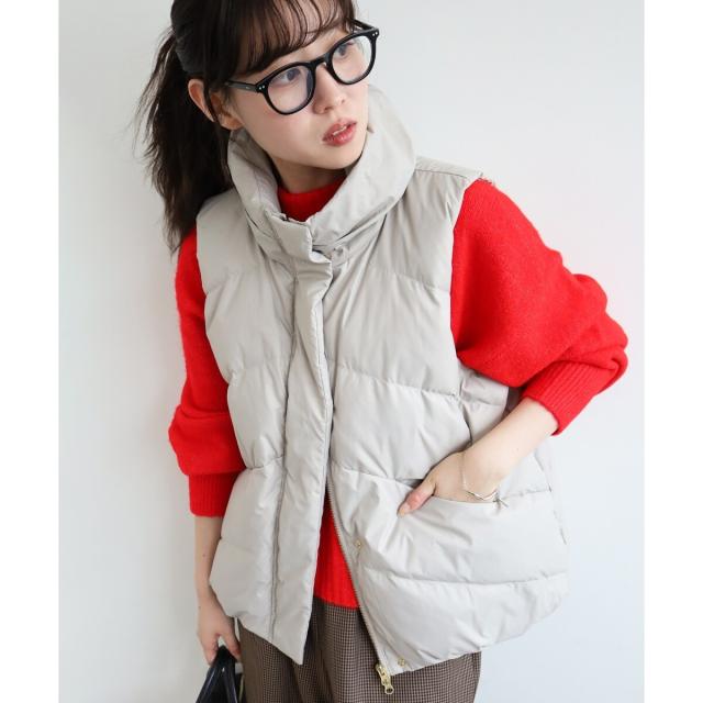 ルクールブラン（le．coeur blanc）/《WEB限定アイテム》ボリュームダウンベスト