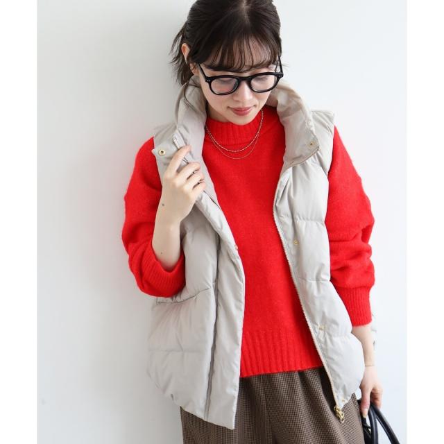 ルクールブラン（le．coeur blanc）/《WEB限定アイテム》ボリュームダウンベスト