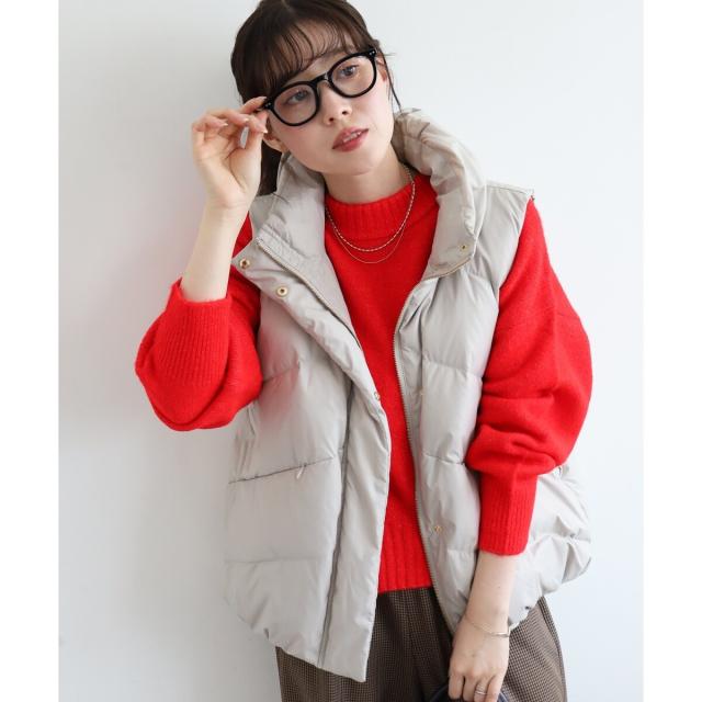 ルクールブラン（le．coeur blanc）/《WEB限定アイテム》ボリュームダウンベスト